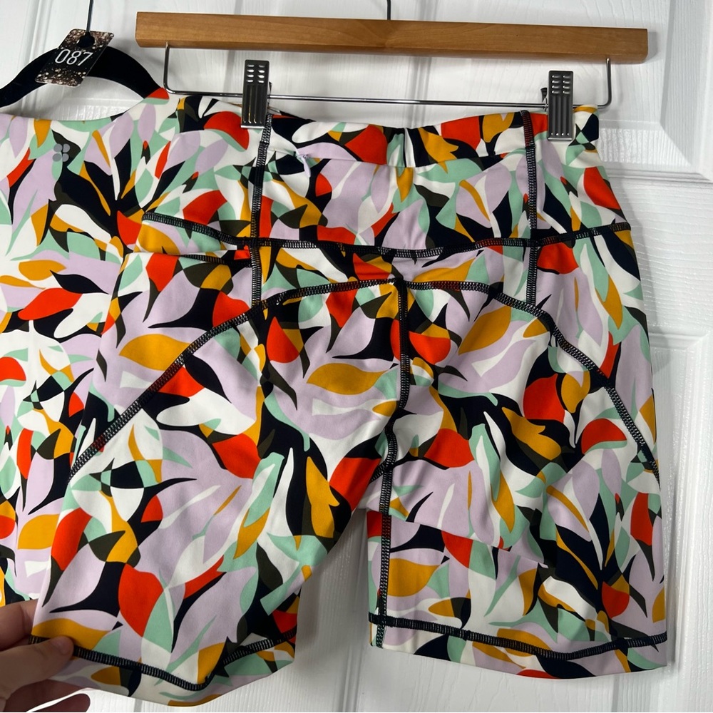 Sz XS Sweaty Betty Power Biker Shorts and Top Set NWT $126 MSRP - Picture 11 of 16